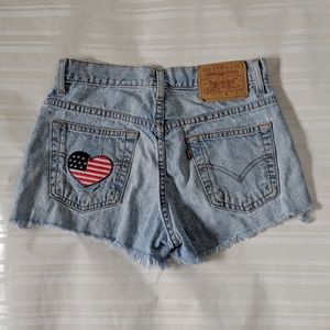 Vintage Levi's shorts patches size 5